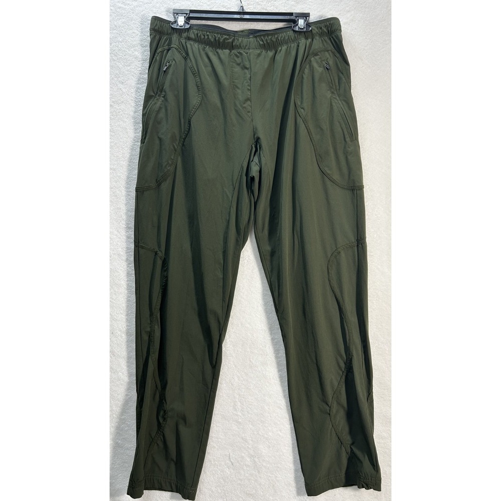 Paskho Womens Size XL Green Wild Travel Utility Pants (L8)